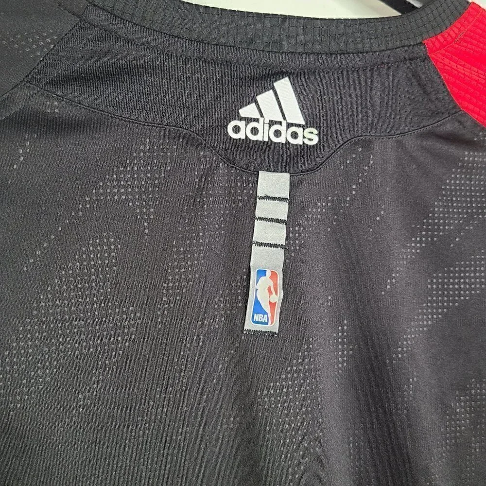 Chicago Bulls NBA Adidas ClimaCool Warm Up Long Sleeve Shooting Shirt Size M